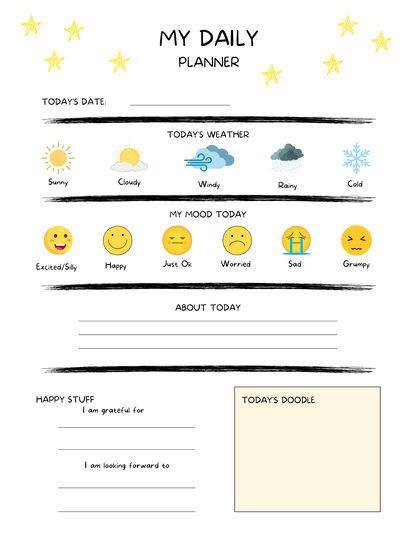 All in One Planner for Kids – Printable & Editable in Canva