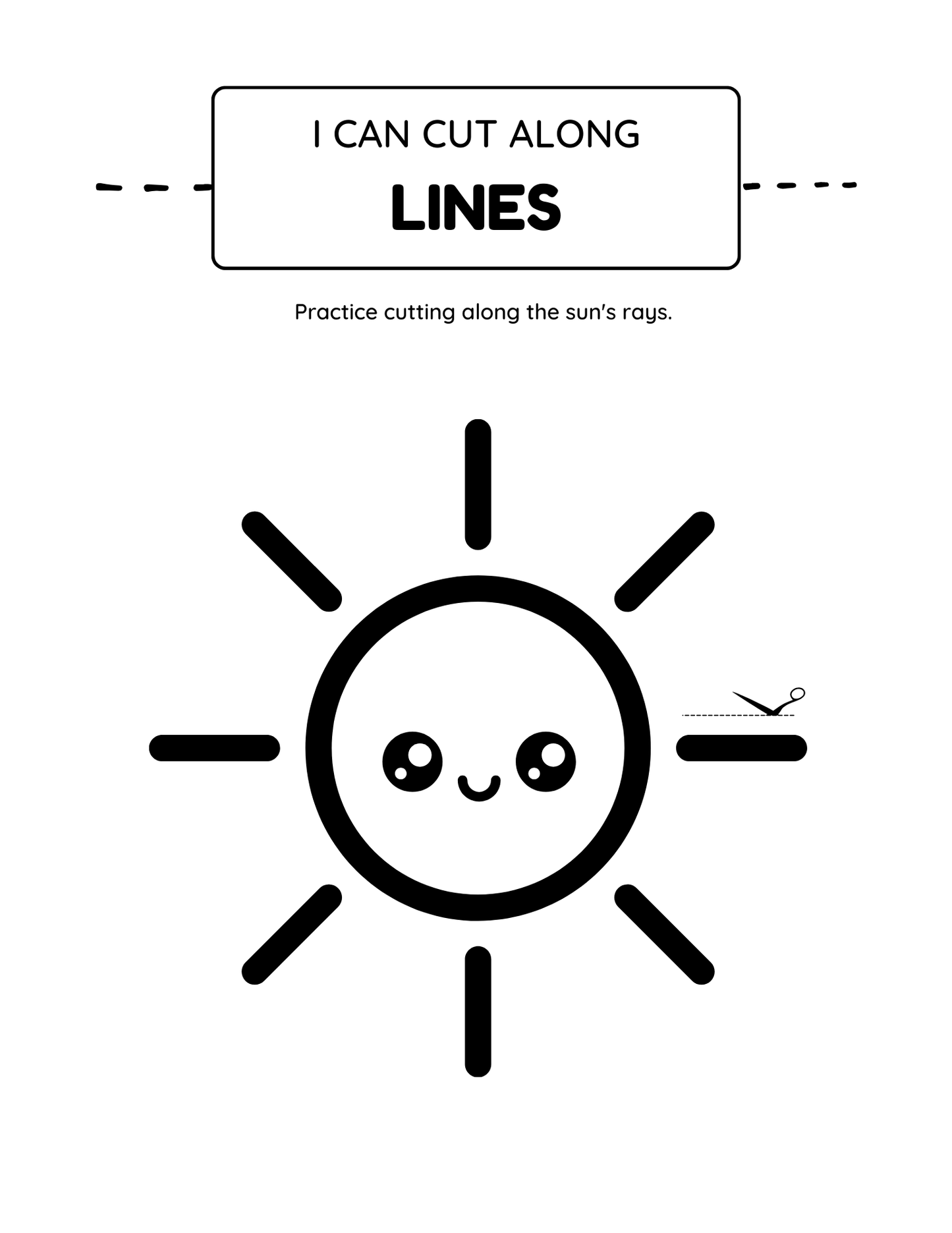Scissor Skills Activity Book