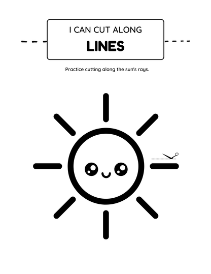 Scissor Skills Activity Book