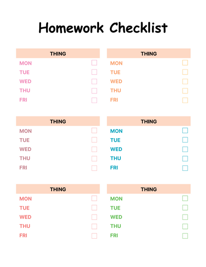 School Planner for Kids