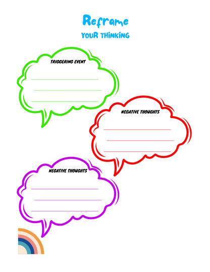 Anger Management for Kids – Printable & Editable Workbook in Canva