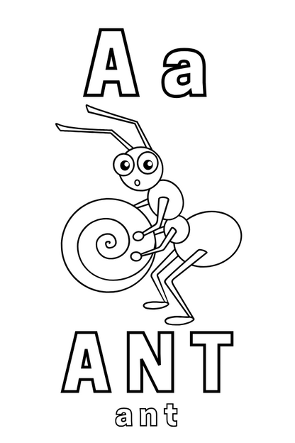 ABC Coloring Book – 78 Pages of Fun Alphabet Learning Activities