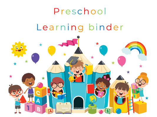 Preschool Learning Binder