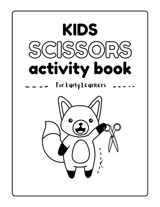 Scissor Skills Activity Book