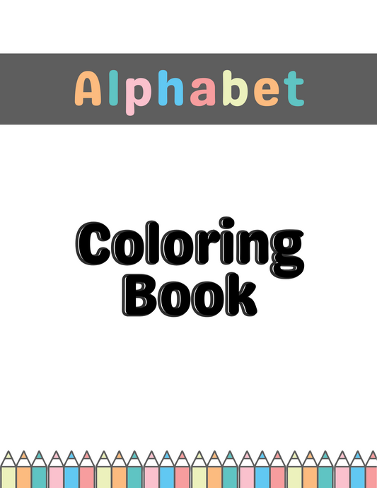 Fun Alphabet Coloring Book for Kids – Learn Letters A to Z with 26+ Engaging Pages