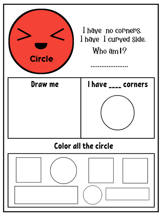 Shapes Worksheets | Printable Geometry Activities for Kids