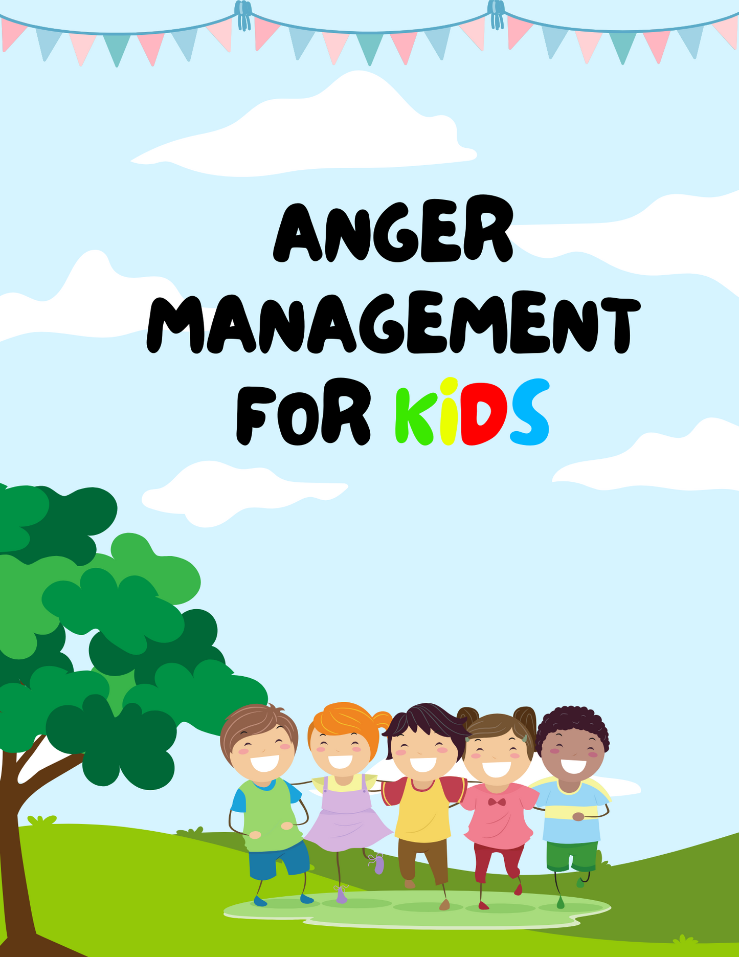 Anger Management for Kids – Printable & Editable Workbook in Canva
