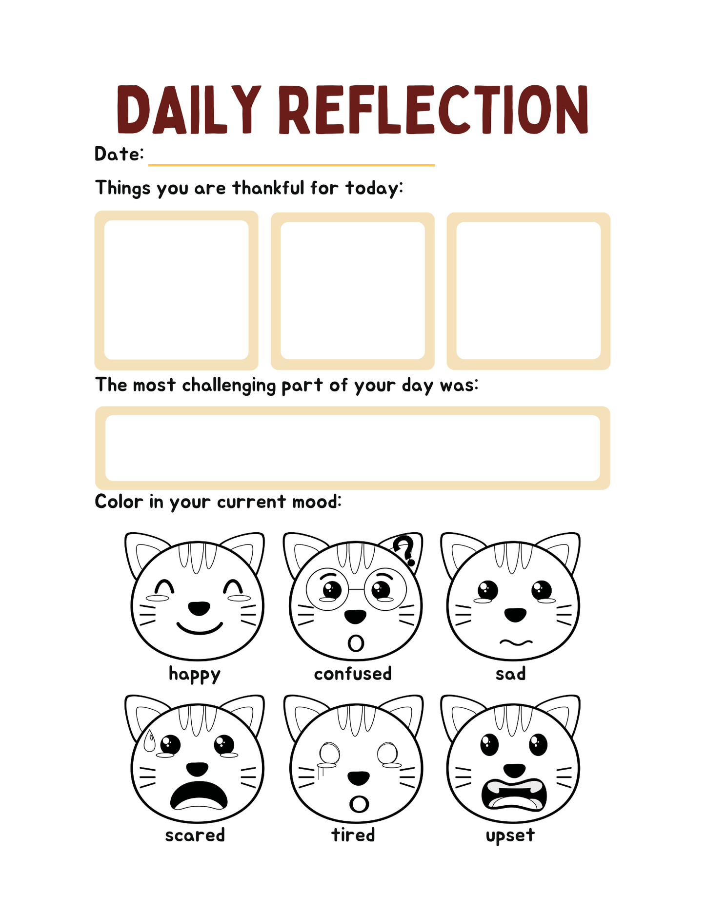 Mindfulness Journal for Kids