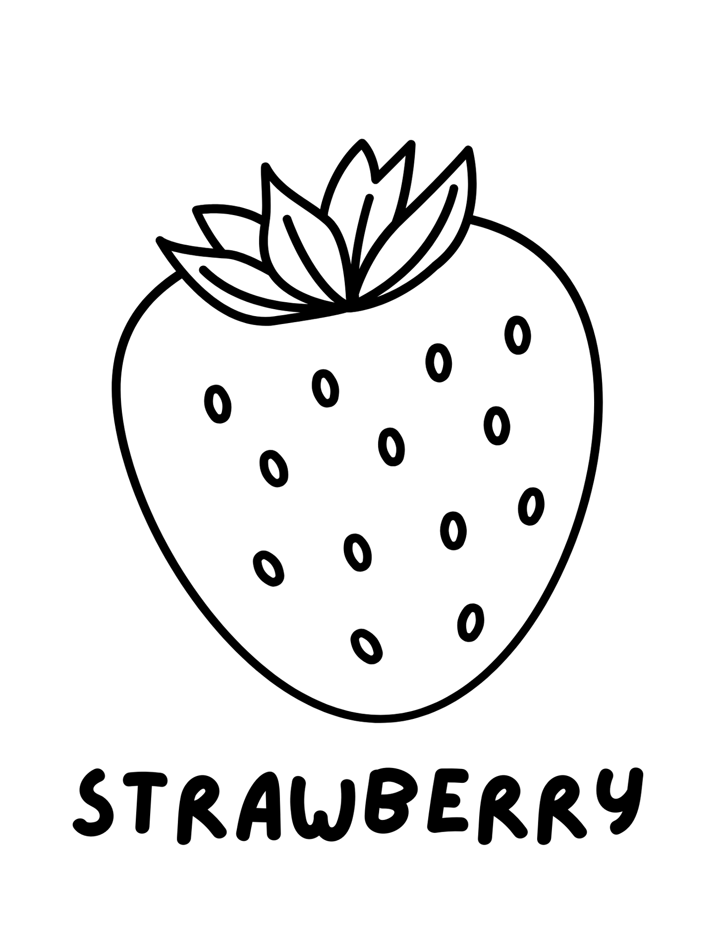 Fruits Coloring Book for Kids – 20+ Pages of Healthy Fun with Apples, Bananas & More