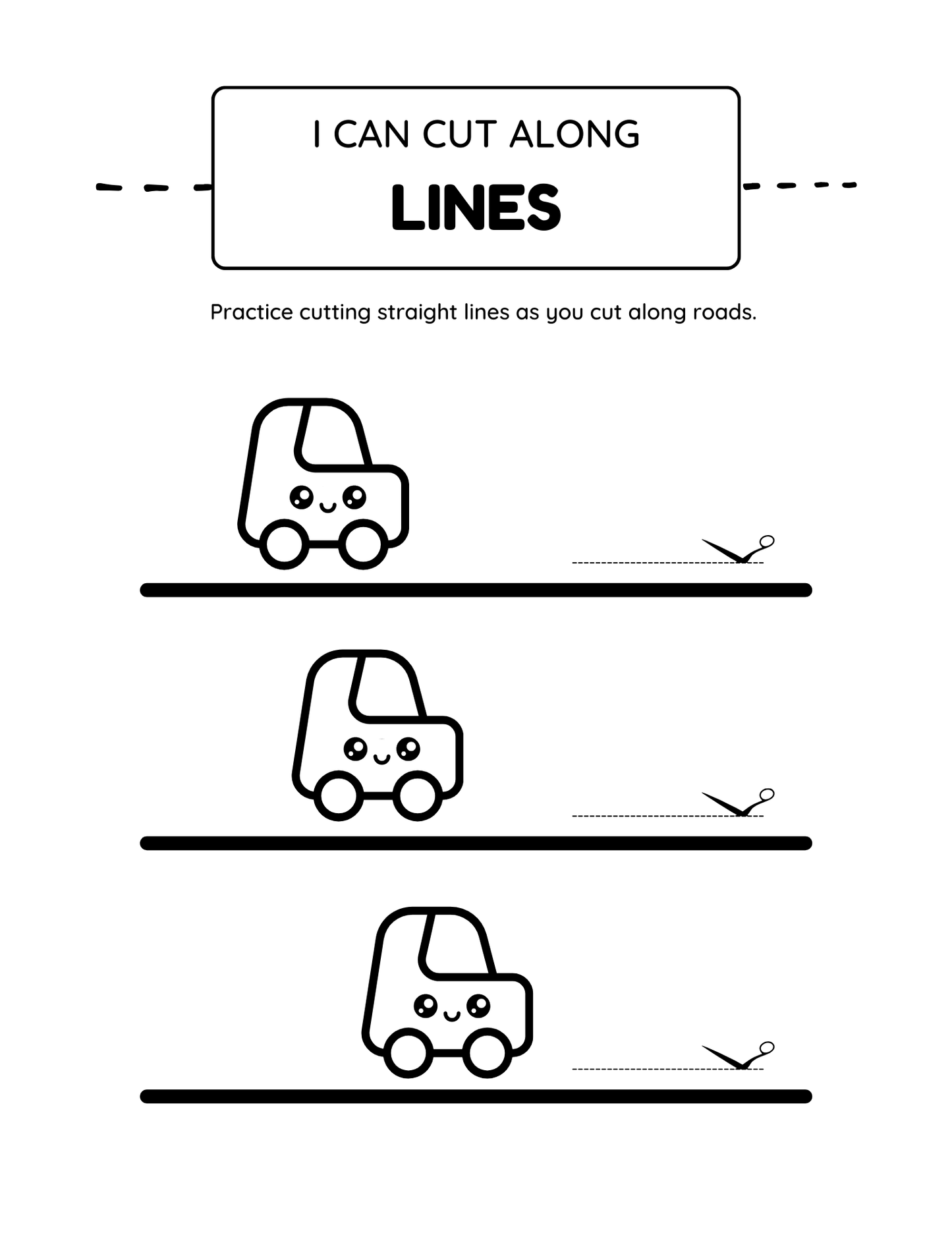 Scissor Skills Activity Book