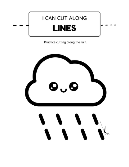 Scissor Skills Activity Book