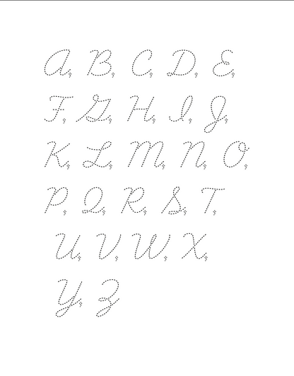 Cursive Handwriting Workbook for Kids – Learn & Practice Letters A–Z
