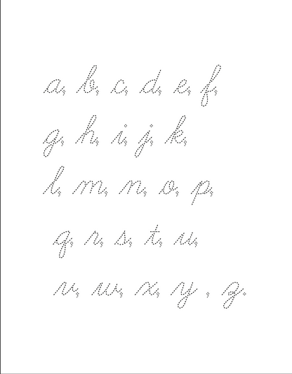 Cursive Handwriting Workbook for Kids – Learn & Practice Letters A–Z