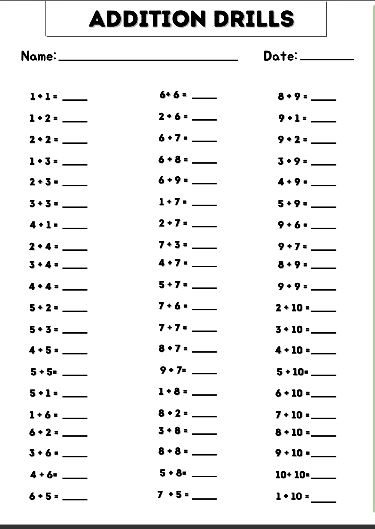 Math Activity Worksheets for Kids Ages 2–5 – 20+ Pages of Fun Practice