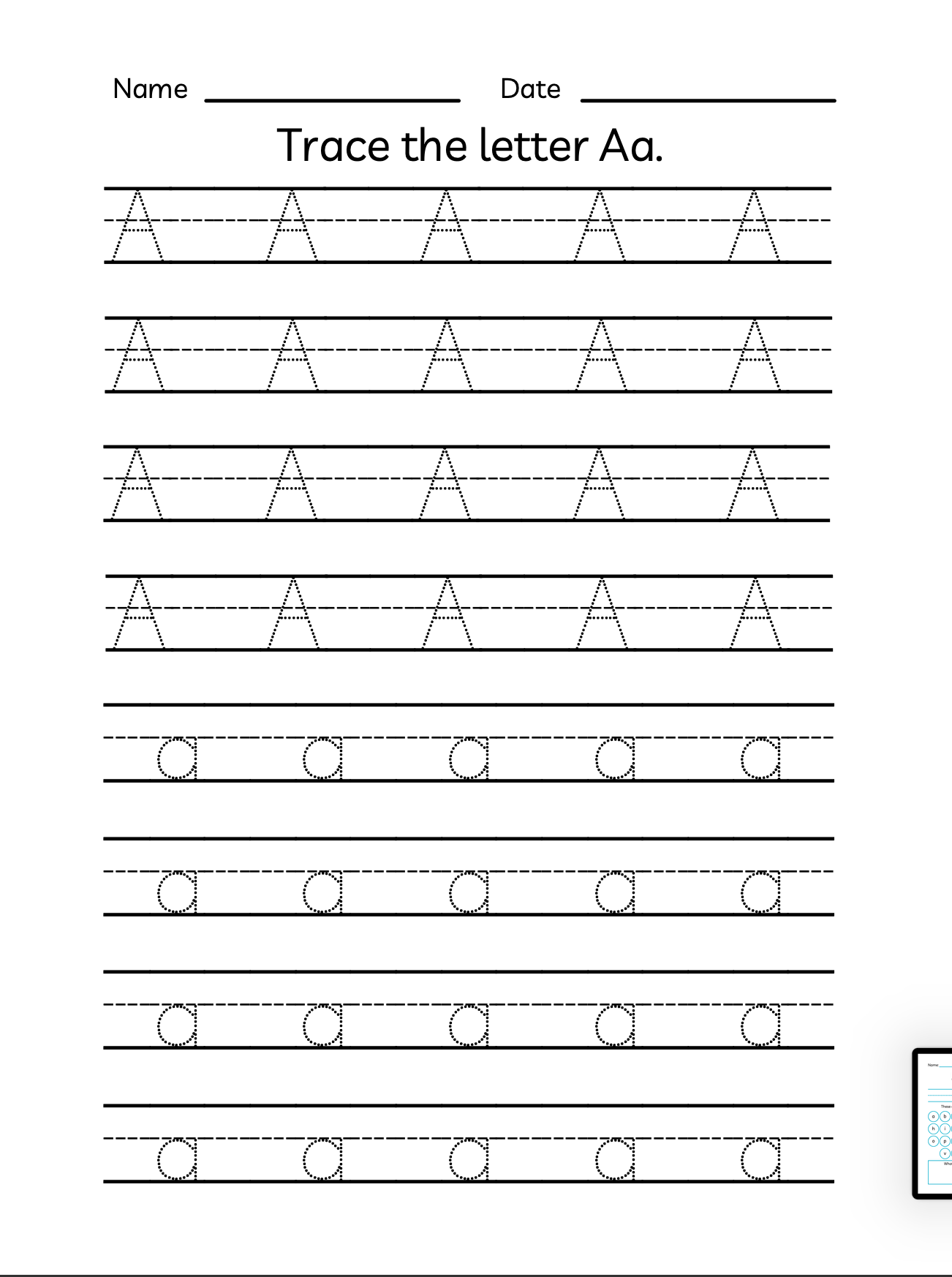 Preschool Alphabet Workbook – 90+ Pages of ABC Tracing & Learning Fun
